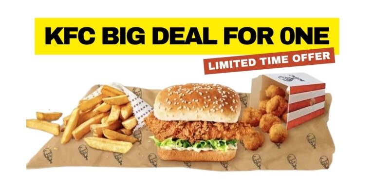 KFC big deal for one | A Solo Adventure with KFC’s Tasty Treat