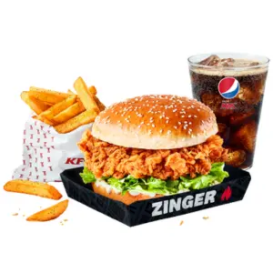 kfc Zinger Burger Meal
